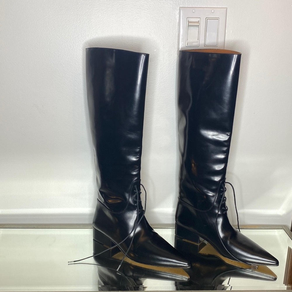 off white 2013 virgil abloh leather boots